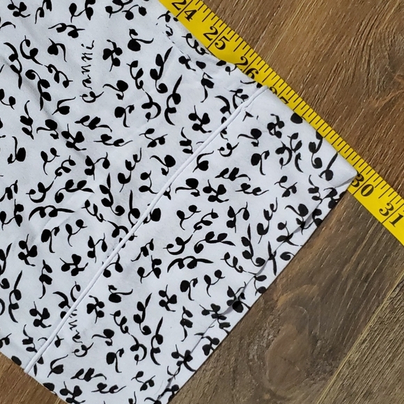 Ganni eco friendly light wide leg pocketed periwinkle floral pants - Picture 2 of 11